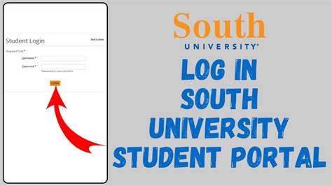 southuniversity student portal|Login .